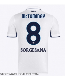 SSC Napoli Scott McTominay #8 Maglia Gara Trasferta Repliche 2024-25 Maniche Corte SSC Napoli Scott McTominay #8 Maglia Gara Trasferta Repliche 2024-25 Maniche Corte